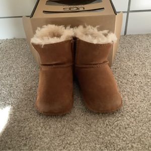 Dark brown baby UGGs